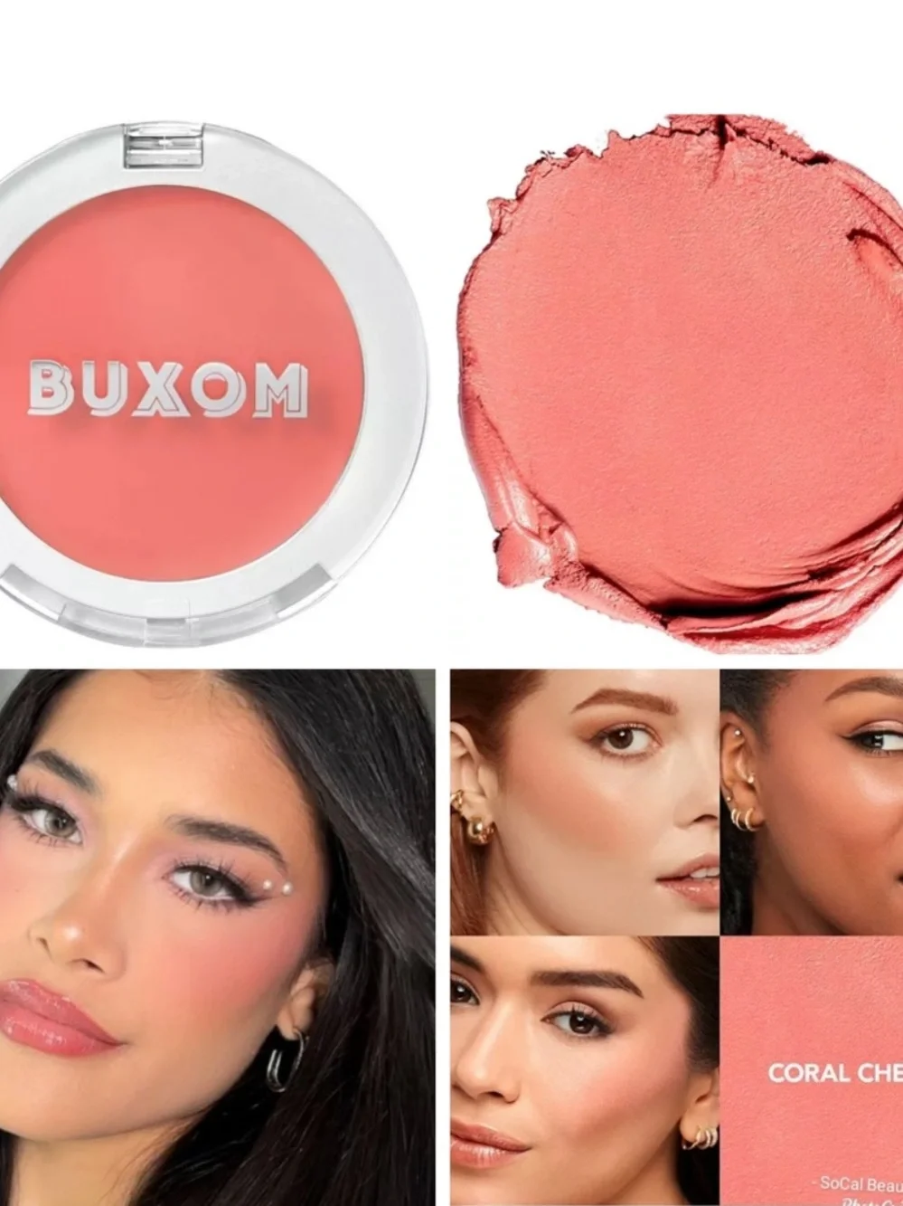 ⚡️♥️Buxom Coral Cheer Plump Shot Plumping Blush
